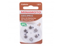 Элемент питания для слухового аппарата Minamoto ZA312 Zinc Air 1.45V BL-6