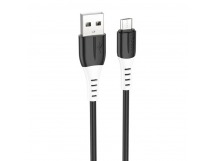 Кабель USB - Micro USB Hoco X82 (силикон) Черный