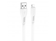 Кабель USB - Apple lightning Borofone BX85 "Auspicious" (2.4А, 100см) белый