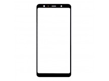 Стекло для переклейки Samsung Galaxy A7 2018 (A750F) в сборе с OCA пленкой Черный