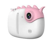Фотопаппарат XO Y10 детский, моментальная печать, розовый