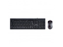 Комплект проводной клавиатура+мышь Smartbuy 114282 ONE черный