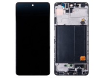 Дисплей для Samsung Galaxy A51 (A515F) модуль с рамкой Черный - OR Ref. (SP)