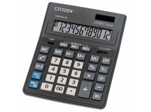 Калькулятор CITIZEN CDB1201-BK, 12-разряд, двойное питание черный 155*205*35мм 1/20шт