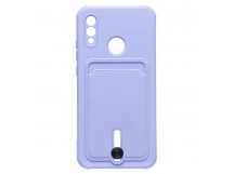 Чехол-накладка - SC304 с картхолдером для "Huawei Honor 10 Lite/P Smart 2019" (dark violet) (223210)