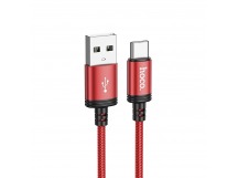 Кабель USB - Type-C Hoco X89 Wind 100см 3A  (red) (220690)