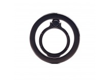 Держатель кольцо (Ring) Popsockets SafeMag металлическое (black) (222709)
