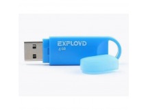Флэш накопитель USB  4 Гб Exployd 570 (blue) (74324)