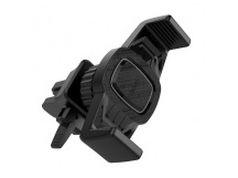 Держатель автомобильный Hoco зажим CA38 (повр. уп.) в дефлектор (black) (222845)