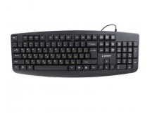 Клавиатура "Gembird" KB-8351U-BL, USB, 104 клавиши, кабель 1,5м, чёрный