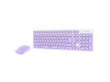 Беспроводной набор Smart Buy SBC-250288AG-WV мембранная клавиатура+мышь (light violet/white)(231341)