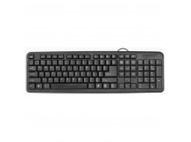 Клавиатура DEFENDER HB-420, полноразмерная, черный, USB. Количество дополнительных клавиш (функций):