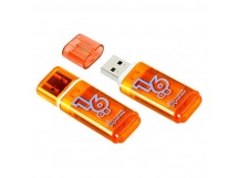 Флеш-накопитель USB 16Gb Smart Buy Glossy (orange)