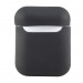 Чехол - Soft touch для кейса Apple AirPods 2 (black)#187555