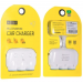 Разветвитель прикуривателя - Hoco C1 3-in-1 Car charger (white)#1854933