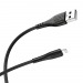 Кабель USB - Apple lightning Borofone BX37 Wieldy (black)#1831391