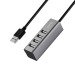 Хаб USB Hoco HB1 USB-4USB (80cm) (tarnish) (95235)#1719021