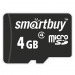 Карта памяти 4Gb MicroSD SmartBuy, шт#1757833