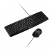Комплект USB CANYON CNE-CSET1 клавиатура 107 клавиш + мышь 1000 dpi длина 1.8м черный [03.08], шт#1904821