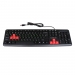 Nakatomi Navigator - клавиатура, USB, черная с красными игровыми клавишами#1913455