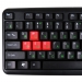 Nakatomi Navigator - клавиатура, USB, черная с красными игровыми клавишами#1913457