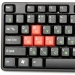 Dialog - клавиатура, USB, черная c красными игровыми клавишами#1914401