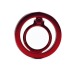 Держатель кольцо (Ring) Popsockets SafeMag металлическое (red) (222710)#1969131